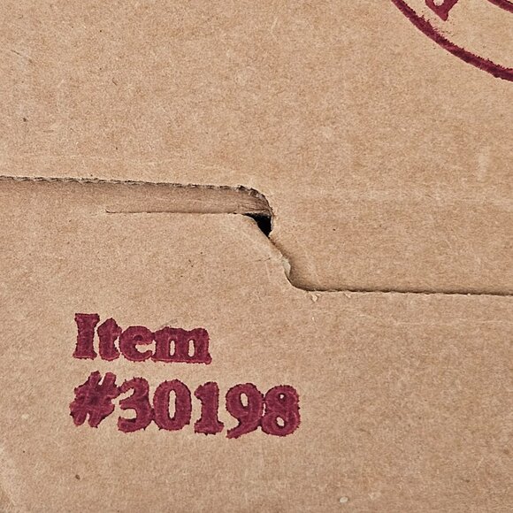 Longaberger Button Basket Warmer Brick Terracotta 30198 Weave Pattern New - Picture 6 of 10